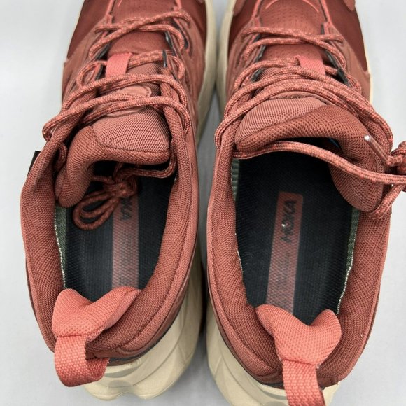 Hoka Womens Red Anacapa GTX Trail Running Hiking Goretex Shoes Sz US‎ 11B VIBRAM - Picture 5 of 12